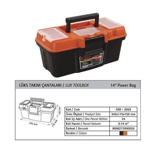 Sağlam ve dayanıklı içi sepetli takım çantası 35X18X15cm