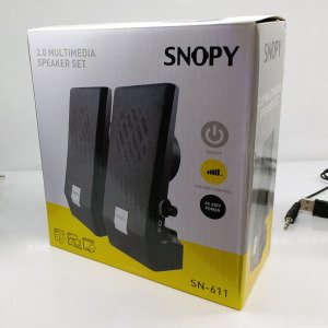 Mini Speaker Hoparlör 1+1 Ses Sistemi 220V Snopy Sn-611
