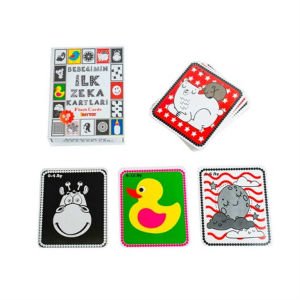 Bebeğimin İlk Zeka Kartları - Eğitici ve Zeka Gelitirici Bebek Kartları Orjinal Lisanslı Ürün