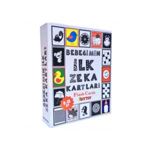 Bebeğimin İlk Zeka Kartları - Eğitici ve Zeka Gelitirici Bebek Kartları Orjinal Lisanslı Ürün