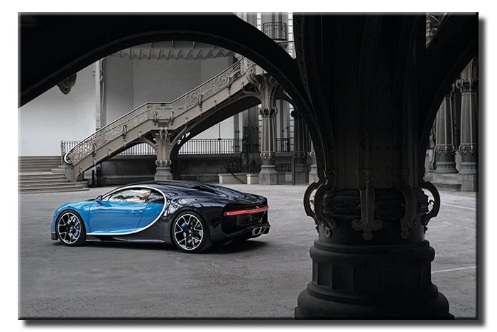 BUGATTI CHIRON 6 değişen ölçü ORİJİNAL KANVAS TABLO