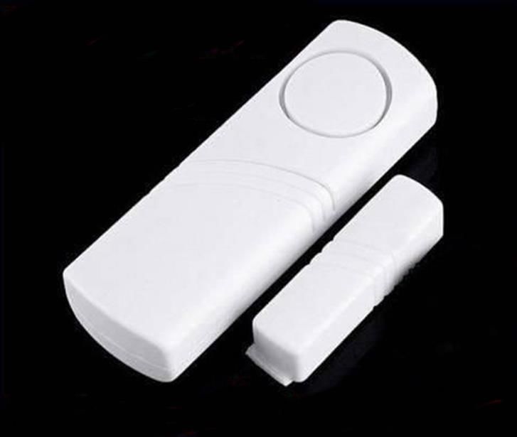 Yapışkanlı Uzun Alarm Kalem Pille Çalışan Sensörlü Kablosuz Kapı Pencere Alarmı 90dB Alarm Ses Gücü