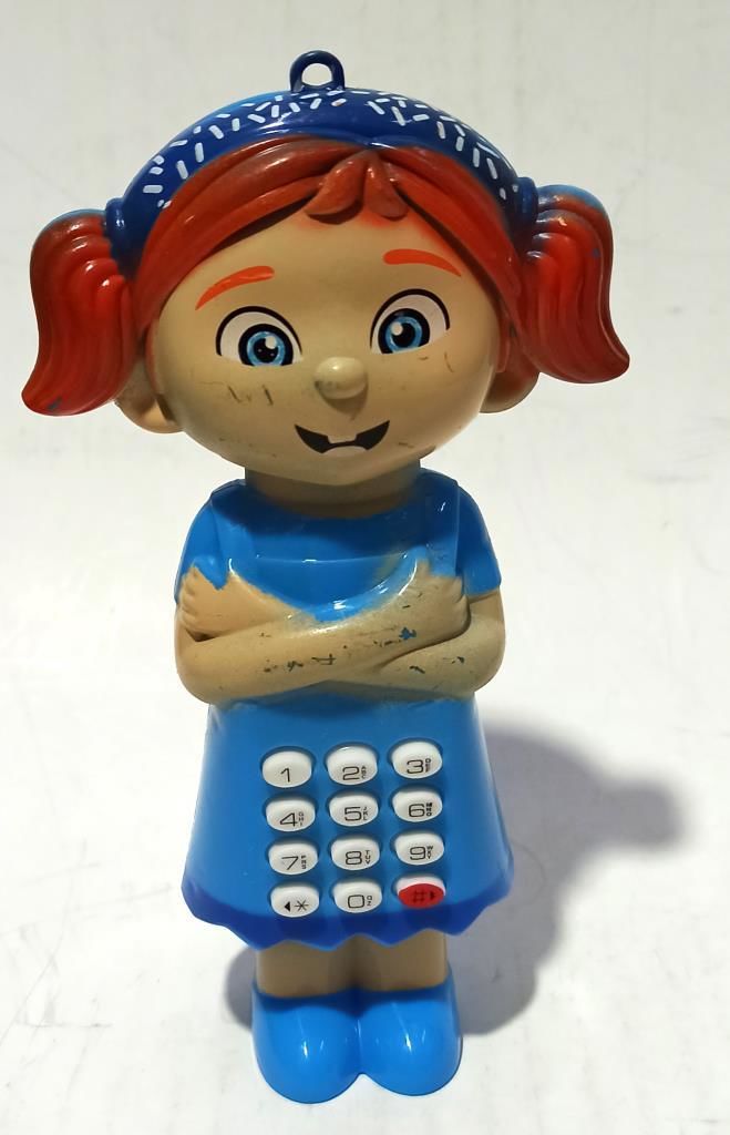 Farklı Sesler Çıkaran Bebek Şeklinde Eğlenceli Oyuncak Telefon