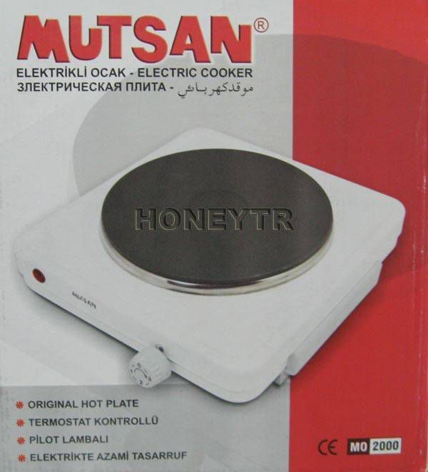 TERMOSTATLI VE ISI AYARLI TEKLİ ELEKTRİKLİ OCAK