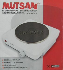 TERMOSTATLI VE ISI AYARLI TEKLİ ELEKTRİKLİ OCAK