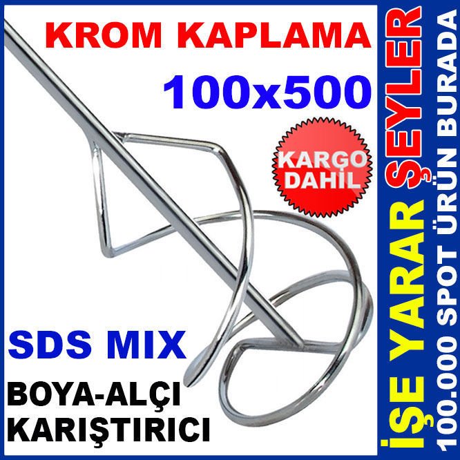 SDSMIX100x500KROMKAPLMA BOYA-ALÇI KARIŞTIRICI KD