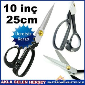 10 inç 25cm PROFESYONEL TERZİ KONFEKSİYON MAKASI