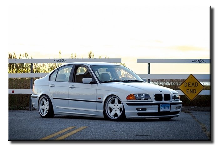 BMW YOLUN SONUNDA 6 değişen ölçü ORİJİNAL KANVAS TABLO