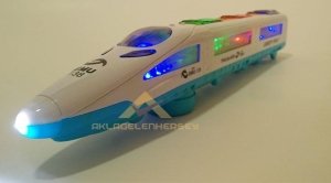 KargoDahil 38cm IŞIKLI MÜZİKLİ ENGEL TANIMAYAN PİLLİ HIZLI TREN