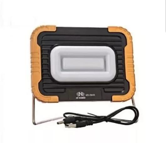 Seyyar Güneş Paneli ve USB Şarjlı 2 Kademeli Led Aydınlatma Powerbank Özellikli Kamp feneri