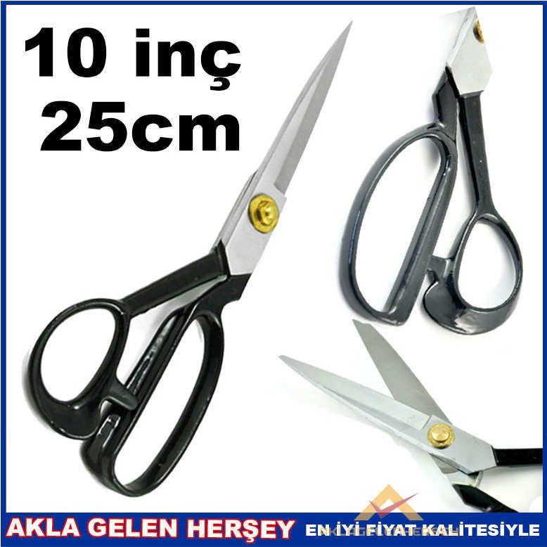 10 inç 25cm PROFESYONEL TERZİ KONFEKSİYON MAKASI
