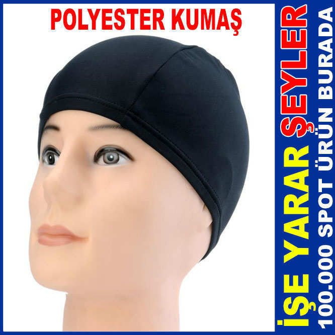 Su Tutmayan Özel Polyester Kumaş Havuz Bonesi, Profesyonel Yüzücü Bonesi