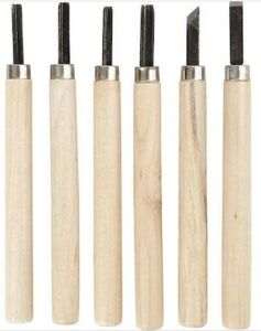 6 lı Ahşap Oyma ve Hobi Neşter Seti