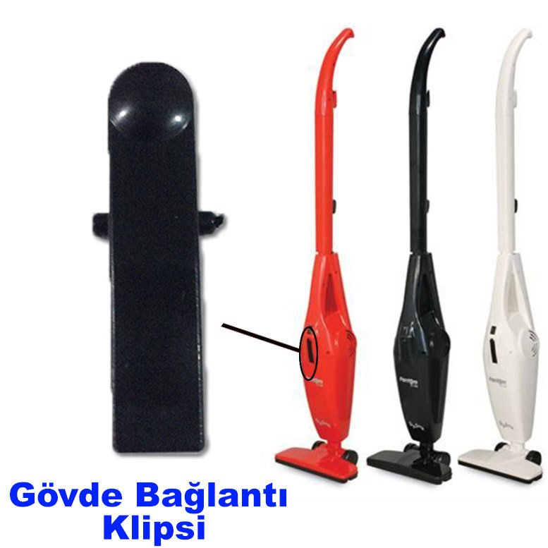 Fantom Hamarat Elektrikli Süpürge İçin Gövde Bağlantı Klipsi Orijinal Toz Haznesi Kilidi Mandalı