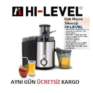 Hi-Level Katı Meyve Sıkacağı 600 Watt 2 Kademeli Hız HLJ-1000