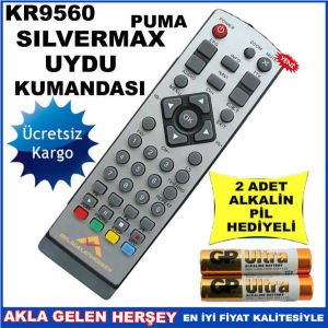 SİLVERMAX UYDU CİHAZI Receiver KUMANDASI KR9560