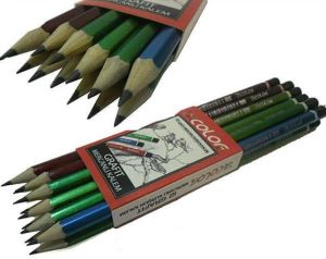 12 ADET MERCANLI KARAKALEM KURŞUN KALEM SETİ