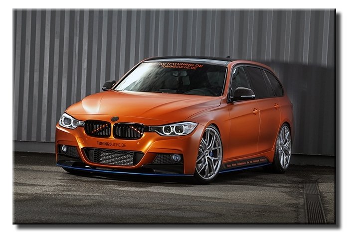 BMW STATION WAGON 6 değişen ölçü ORİJİNAL KANVAS TABLO