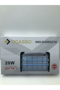 Mor Işıklı Tavana Askılı UV 20W Sinek Öldürücü Elektronik Cız Cihazı Sivrisinek+Tüm Uçan Haşereler