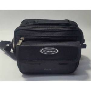 Erkek El Çantası 22x16cm Omuz Askılı Su Geçirmez Sağlam Branda Kumaş 5 Cepli Yatay Çanta