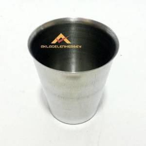 8,5cm Ömür Boyu Garantili Paslanmaz Çelik Bardak