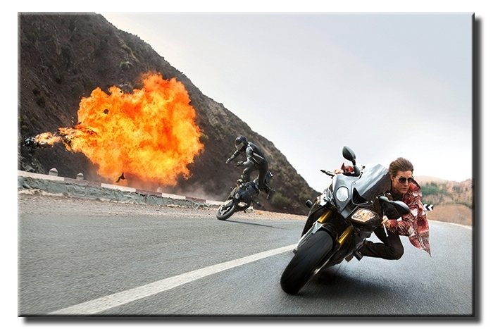 BMW S1000RR 6 değişen ölçü ORİJİNAL KANVAS TABLO