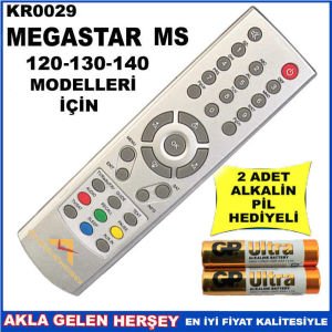 MEGASTAR UYDU CİHAZI Receiver KUMANDASI KR0029