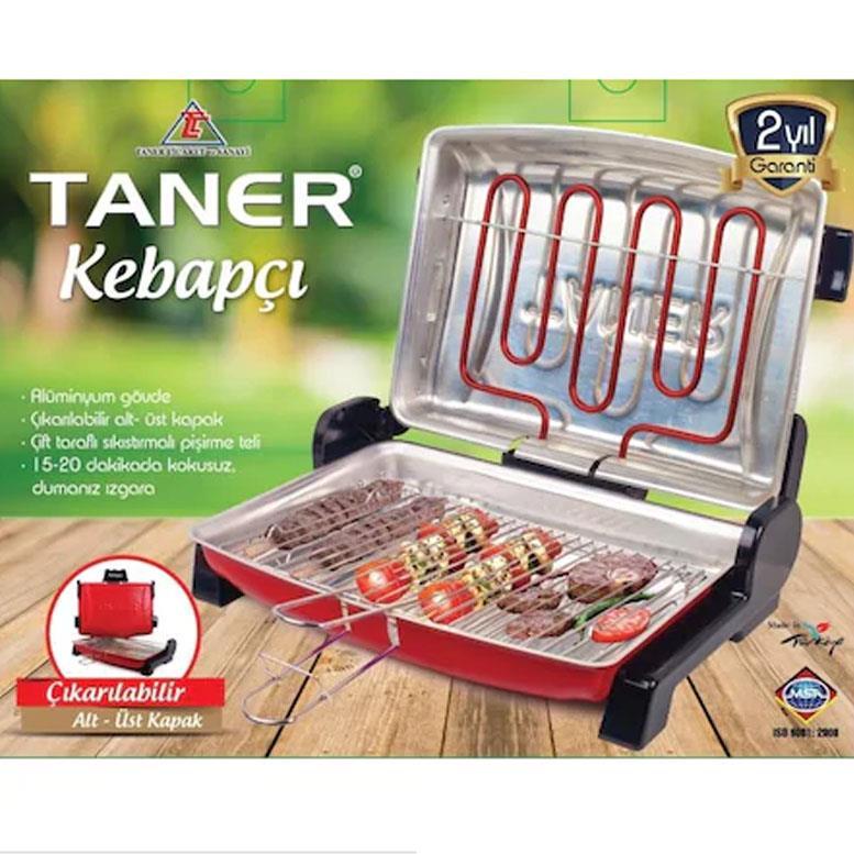 Taner Kebapçı Elektrikli Izgara Barbekü Çi̇ft Telli̇ TNRIZ-1705
