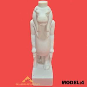 Eski Mısır Biblosu N3 Porselen Amenhotep Heykeli Antik Mısır Dönemi Amenhotep Figürlü Porselen Biblo