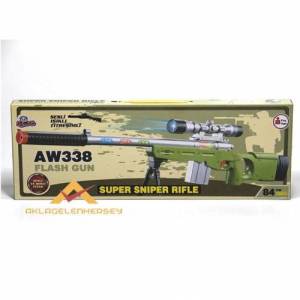 84cm Titreşimli Sesli Işıklı Süper Sniper Tüfek