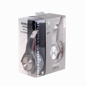 Kaler Bass Bluetooth FM-Micro Sd- Mikrofonlu Kulak Üstü Kulaklık Katlanır Ses Bombası Olarak Kullan