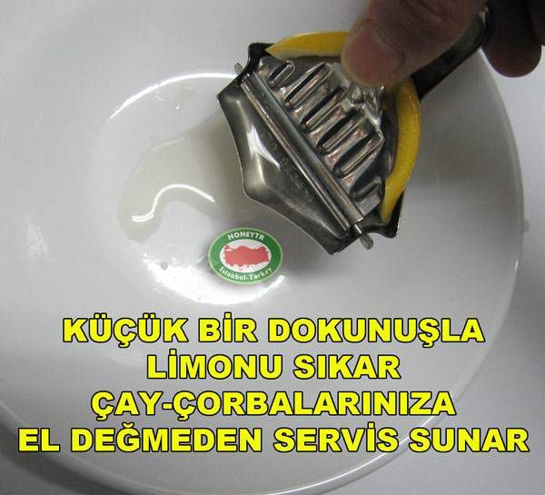 PASLANMAZ ÇELİK DİLİMLENMİŞ LİMON SIKACAĞI