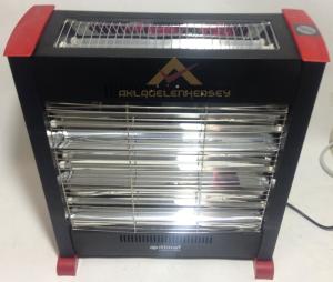 3+1 ŞÖMİNE TİPİ  4 ÇUBUKLU 2600W GÜCÜNDE QUARTZ ELEKTRİKLİ SOBA