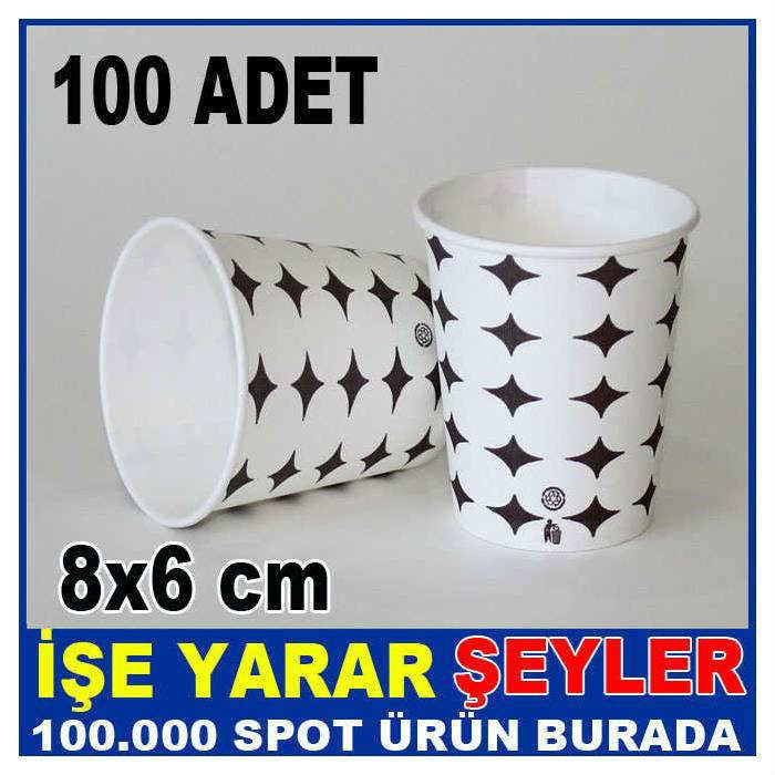 100adet ISI KORUMALI KALİTELİ KAĞIT BARDAK