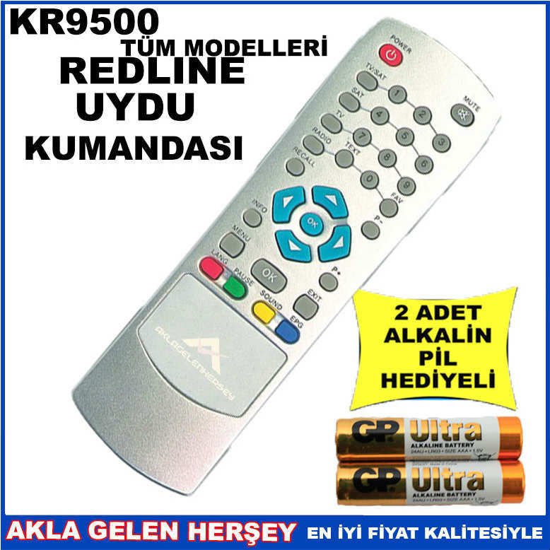 REDLİNE UYDU CİHAZI Receiver KUMANDASI KR9500