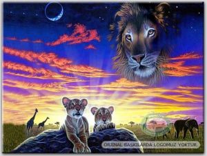 100x70cm ÇERÇEVELİ CANVAS TABLO FANTASY B000268