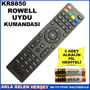ROWELL UYDU CİHAZI Receiver KUMANDASI KR8850