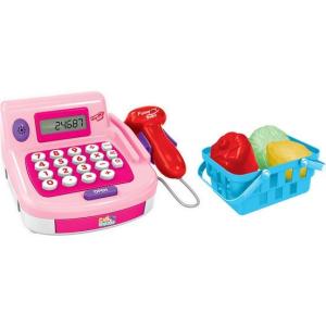Sesli Meyve Sepetli Pilli Digital ekranlı Oyuncak Yazar Kasa