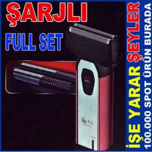 Şarjlı Yeni Model Tam Set Erkek Traş Makinesi