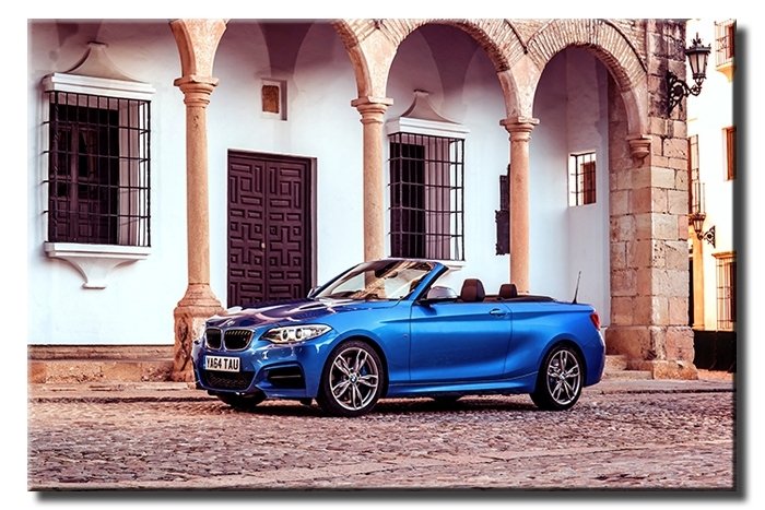 BMW M COUPE 6 değişen ölçü ORİJİNAL KANVAS TABLO