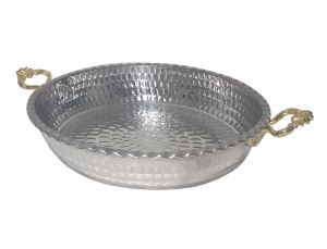 Çekiç Dövme Çift Kulplu 18cm Alüminyum Sahan Kalay Gerektirmez ideal Elişi Döğme Yumurta Sağanı