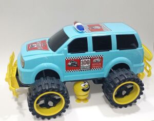 Sallabaş Hediye Dev Tekerlekli Jumbo 46cm Arazi Aracı Off Road 4x4 Jeep Süper Gösterişli Oyuncak