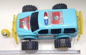 Sallabaş Hediye Dev Tekerlekli Jumbo 46cm Arazi Aracı Off Road 4x4 Jeep Süper Gösterişli Oyuncak