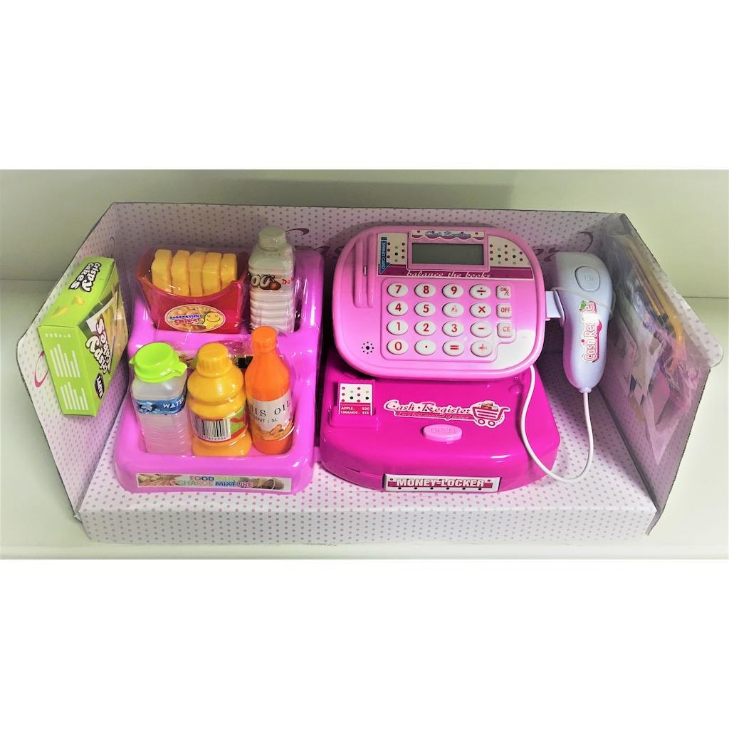 Sesli Işıklı Sepetli  Digital Süper Oyuncak Yazar Kasa