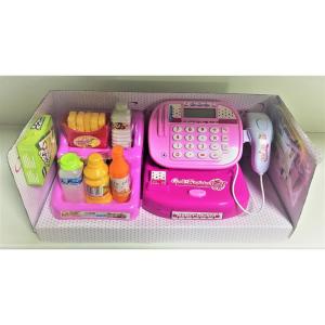 Sesli Işıklı Sepetli  Digital Süper Oyuncak Yazar Kasa