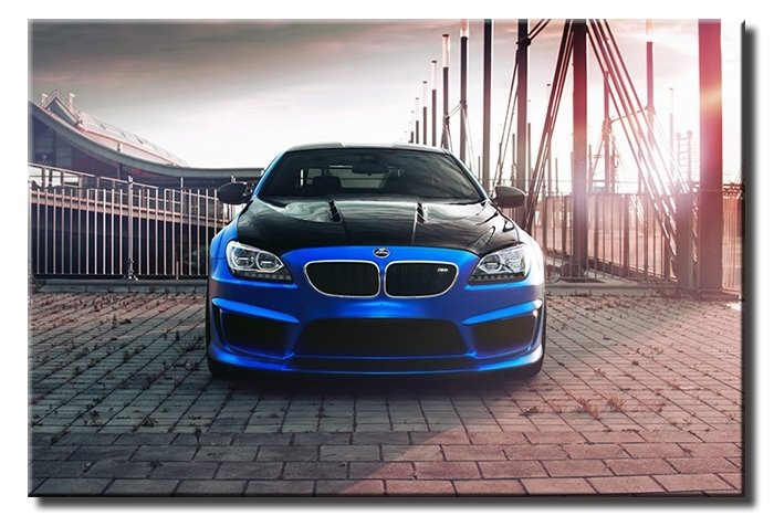 BMW HAMANN 6 değişen ölçü ORİJİNAL KANVAS TABLO