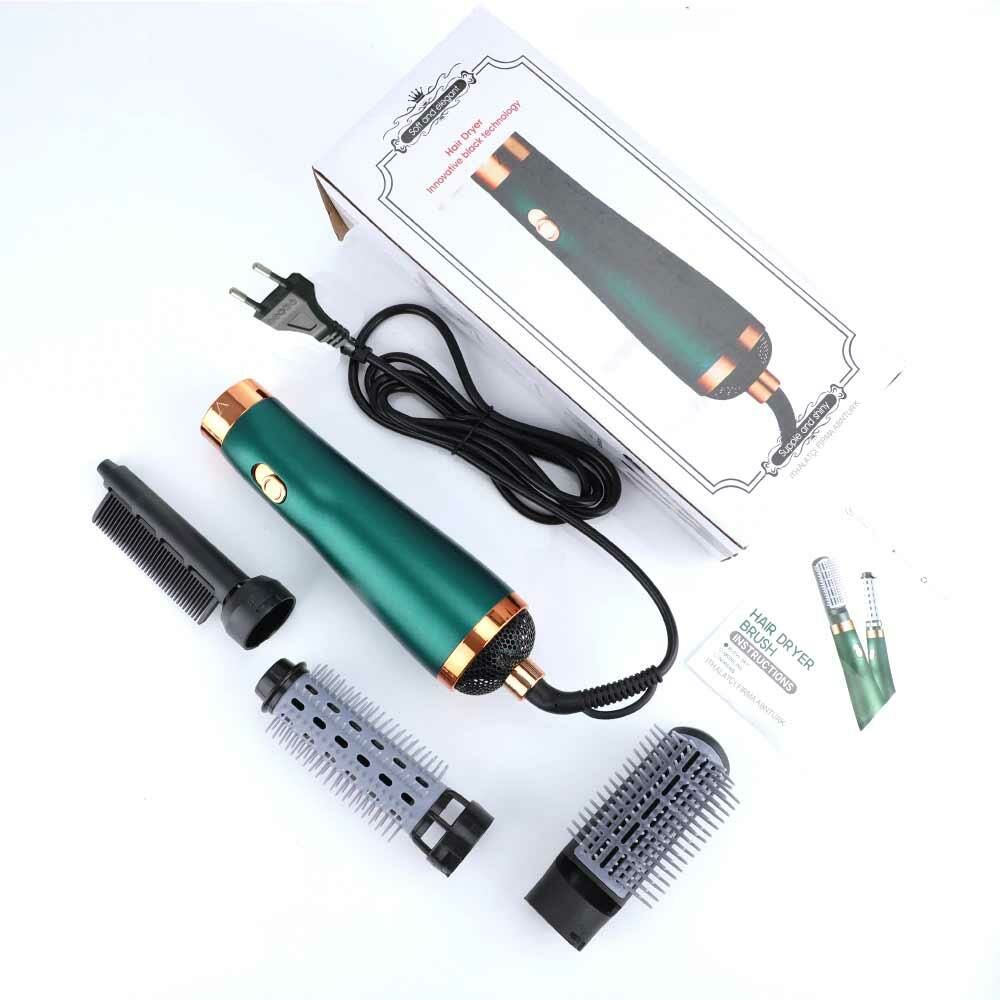 3 in 1 Fırçalı Taraklı Saç Kurutma Makinesi Şekillendirici Düzleştirici Bukle Yapıcı İyonizer Fön