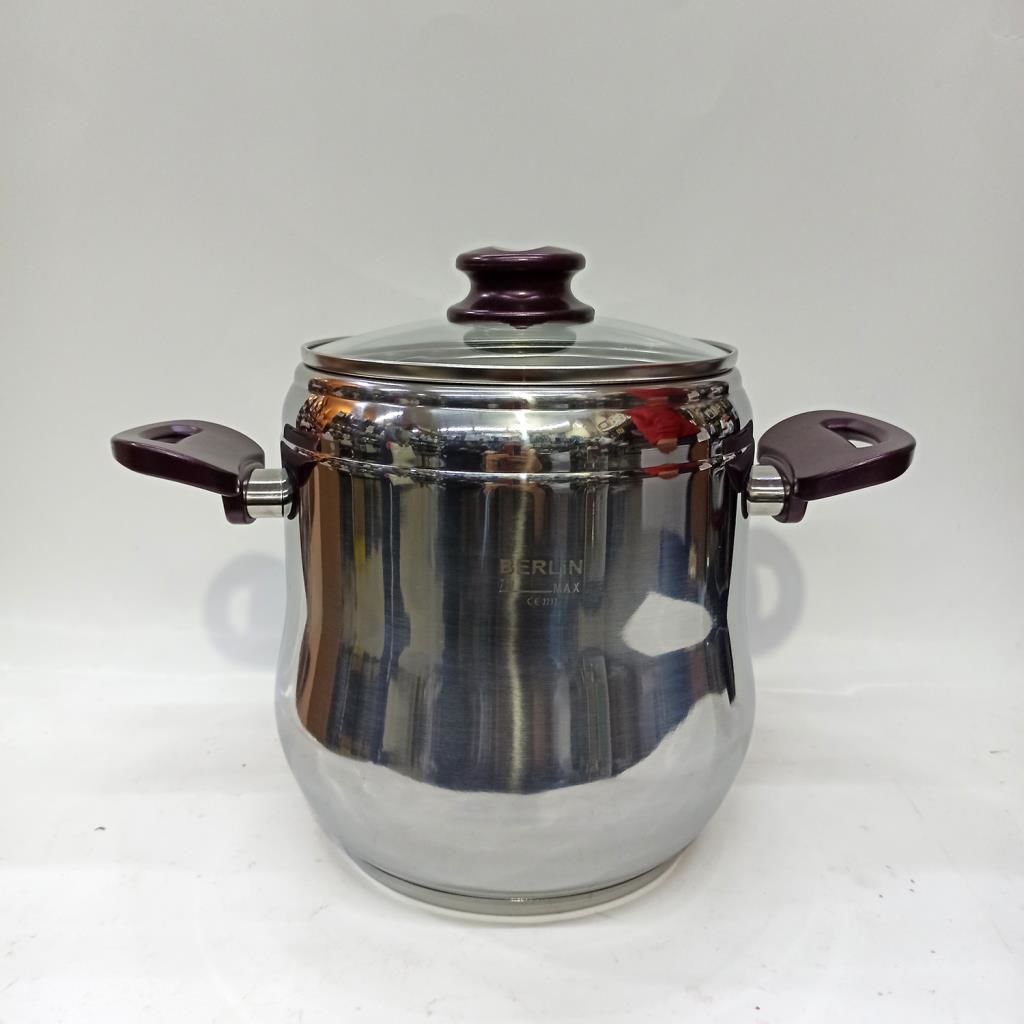 Çelik Özel Kapsül Tabanlı Cam Kapaklı Güveç Tipi 7 lt Tencere