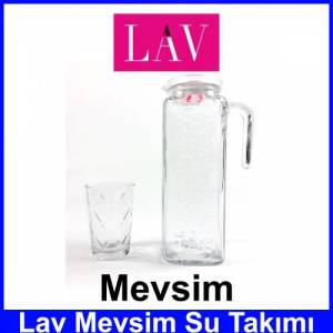Lav Mevsim Su Takımı Kaliteli Cam Ürün Şık Tasarım Cam Sağlığı