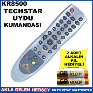 TECHSTAR UYDU CİHAZI Receiver KUMANDASI KR8500